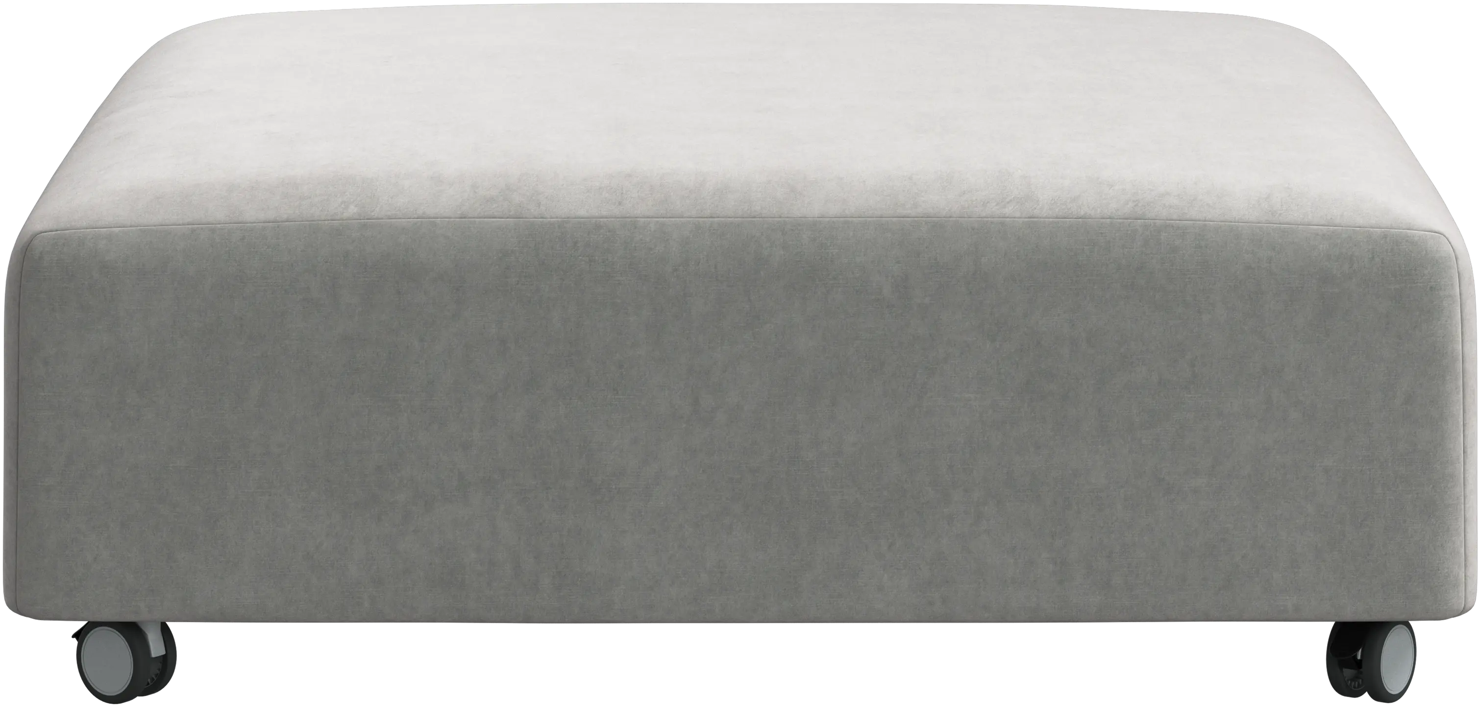 Hampton pouf on wheels